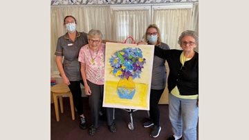 Residents get creative in art competition at Coventry care home